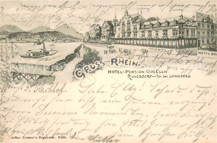 Ruengsdorf Hotel Pension Dreesen Rheinpartie