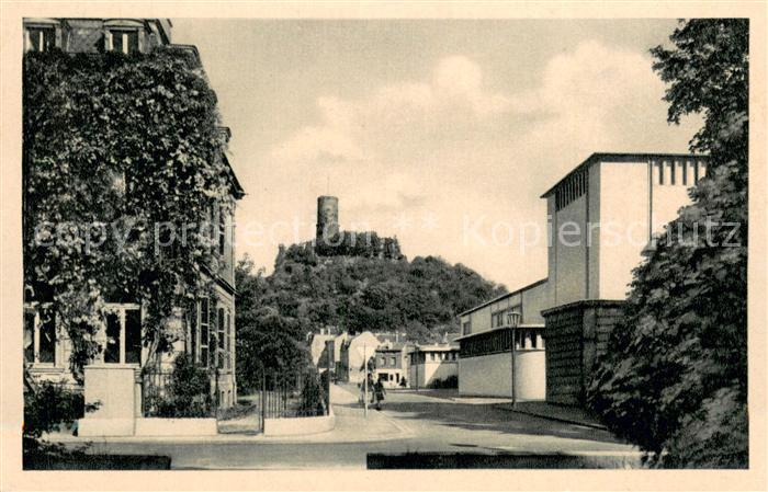 Bad Godesberg Ortspartie mit Godesburg