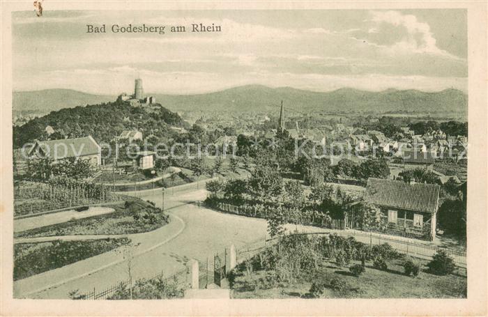 Bad Godesberg Panorama mit Godesburg