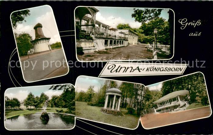 Koenigsborn Unna Kurhaus Turm Weiher Pavillon Park