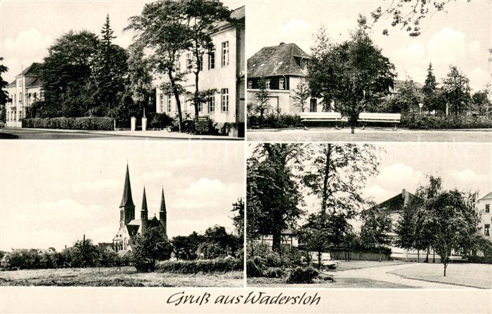 Wadersloh Teilansichten mit Kirche