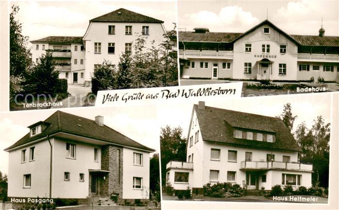 Bad Waldliesborn Tenbrockhaus Badehaus Haus Pasgang Haus Helfmeier
