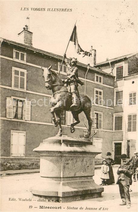 Mirecourt 88 Statue de Jeanne d Arc