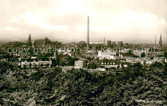 Sodingen Blick vom Aussichtsturm Volkspark mit Zeche Mont Cenis