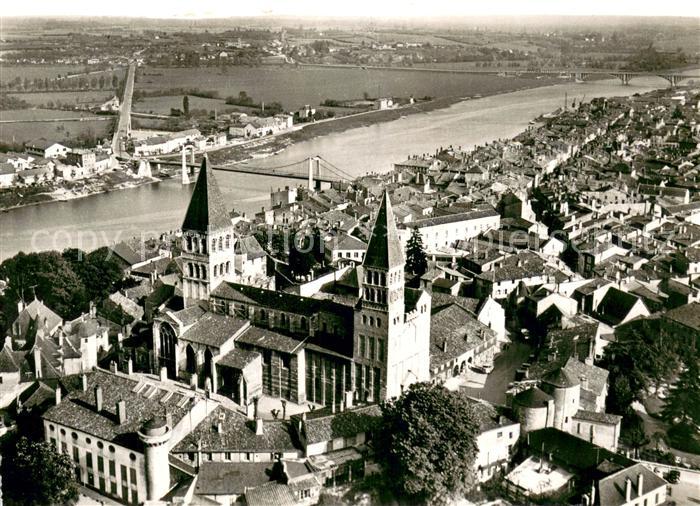Tournus Vue generale aerienne