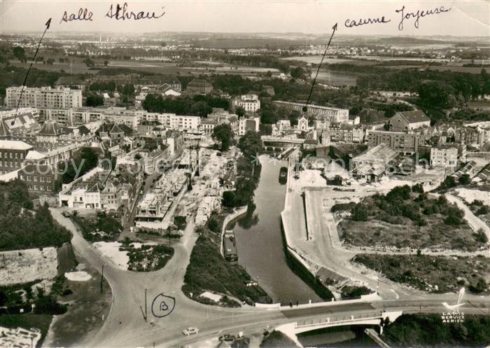 Maubeuge 59 Le Pont Rouge Vue aerienne