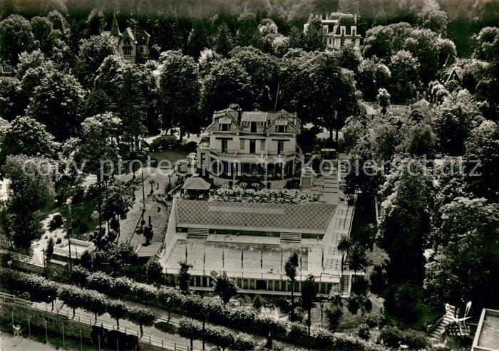 Villennes-sur-Seine Restaurant Eden Roc avec sa piscine Olympique Vue aerienne