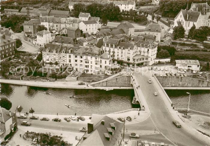 Bouillon sur Semois La Semois et le Pont de France Vue aerienne