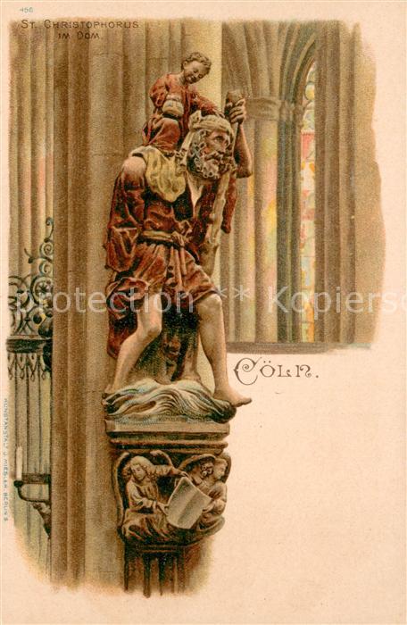 Coeln Rhein St Christopher im Dom