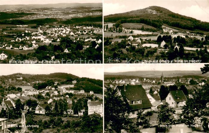 Ittenbach Blick vom Berghof auf Ittenbach oelberg Hotel im Hagen Lohrberg Hotel