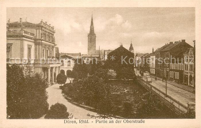 Dueren Rheinland Partie an der Oberstrasse