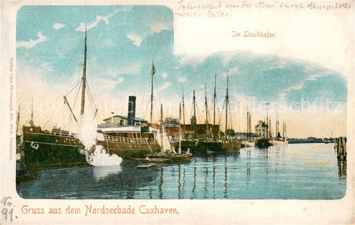 Cuxhaven Nordseebad Im Loeschhafen