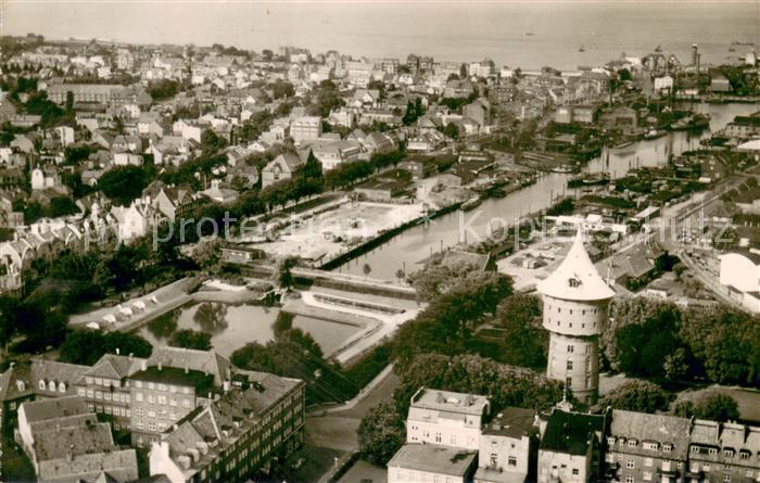 Cuxhaven Nordseebad Innenstadt Fliegeraufnahme
