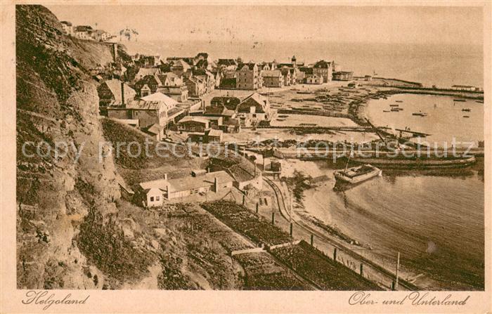 HELGOLAND Insel Schleswig-Holstein Ober und Unterland