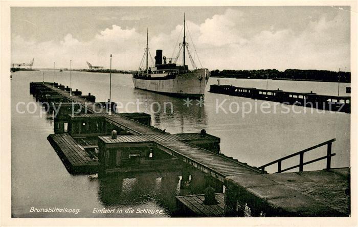 Brunsbuettel Schleuseneinfahrt