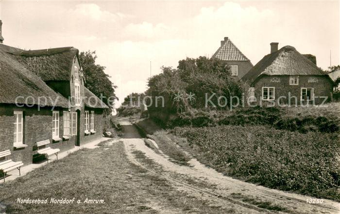Norddorf Amrum Dorfmotiv