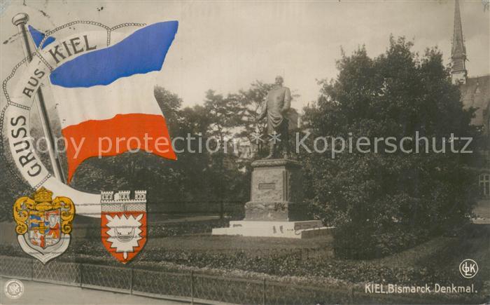 KIEL  CITY Bismarck Denkmal