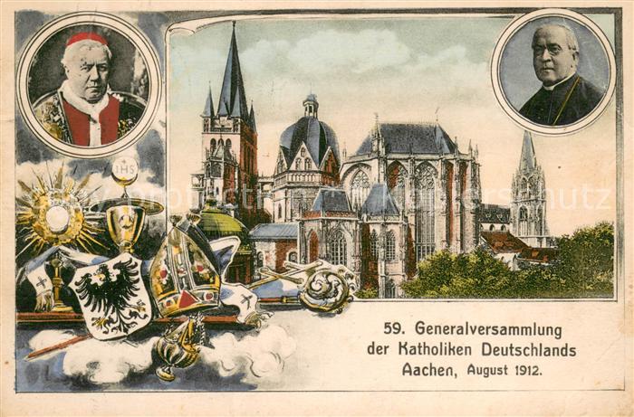 Aachen Dom 59. Generalversammlung der Katholiken Deutschlands