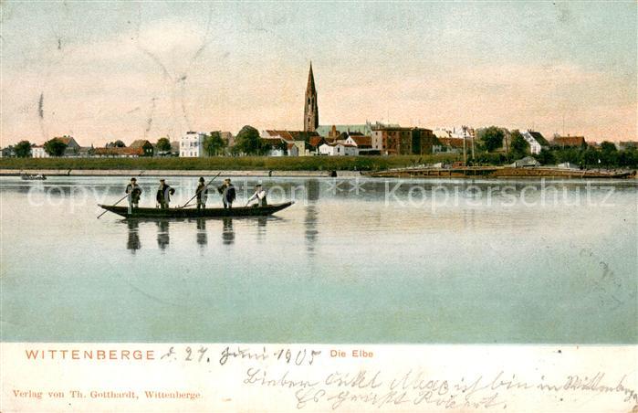 Wittenbergen Elbe Partie an der Elbe