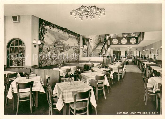 Koeln Rhein Gasthaus Zum froehlichen Weinberg