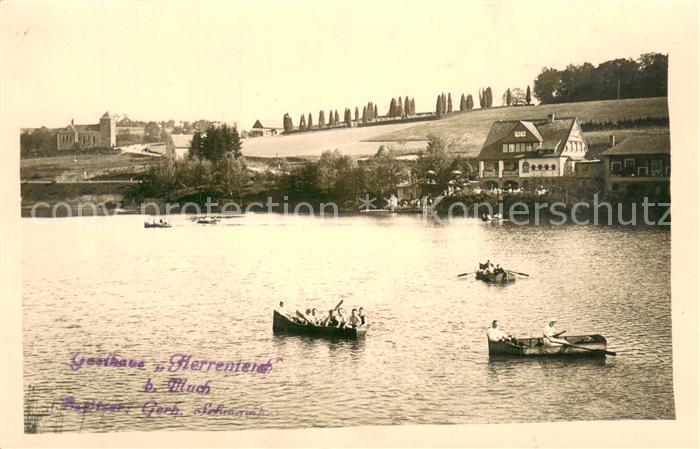 Much Gasthaus Herrenteich Ruderpartie