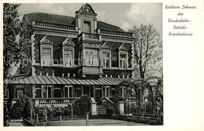 Lohmar Kurheim der Bundesbahn Betriebskrankenkasse