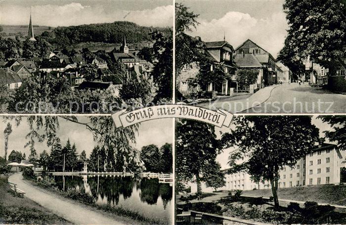 Waldbroel Panorama Ortspartie Park