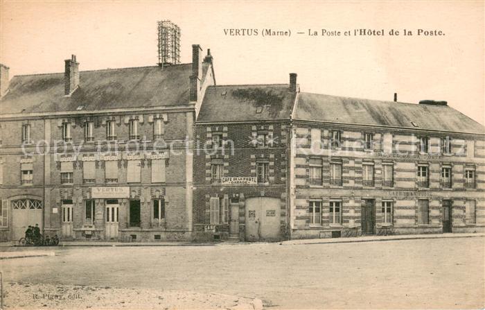 Vertus La Poste et Hotel de la Poste
