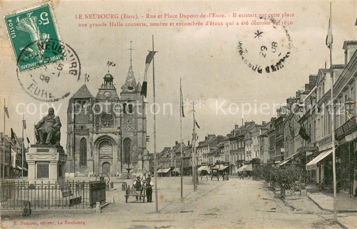 Le Neubourg Rue et Place Dupont de l'Eure