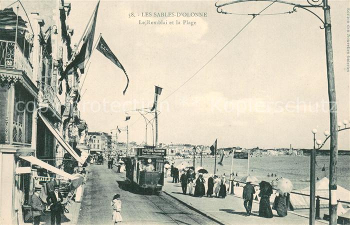 Les Sables-d Olonne Le Remblai et la Plage