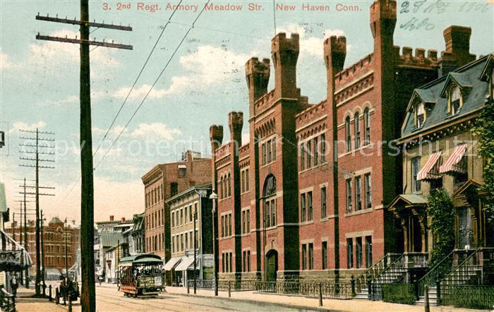 New Haven Connecticut 2nd Regt Armory Meadow Street