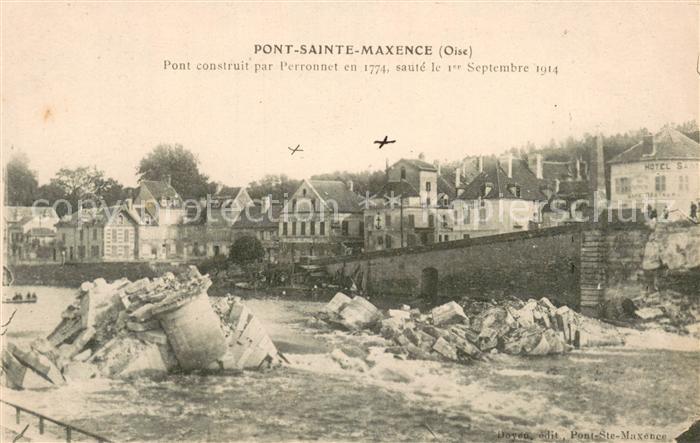 Pont-Sainte-Maxence Pont construit par Perronnet en 1774 sa