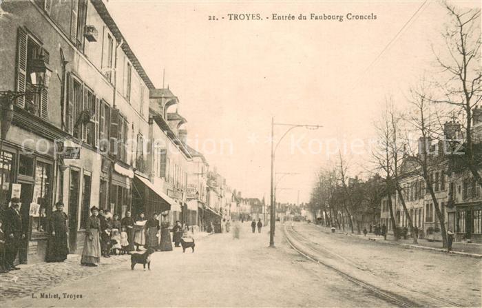 Troyes 10 Entree du Faubourg Croncels