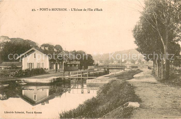 Pont-a-Mousson Ecluse de l’Ile d Esch