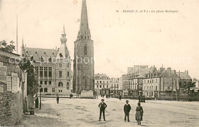 Redon La place Bretagne