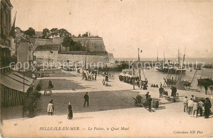 Belle-Ile-en-Mer Le Palais le Quai Mace