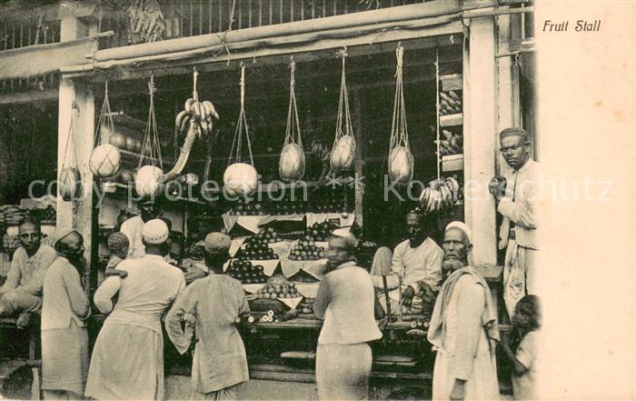 Ceylon Sri Lanka Fruit Stall