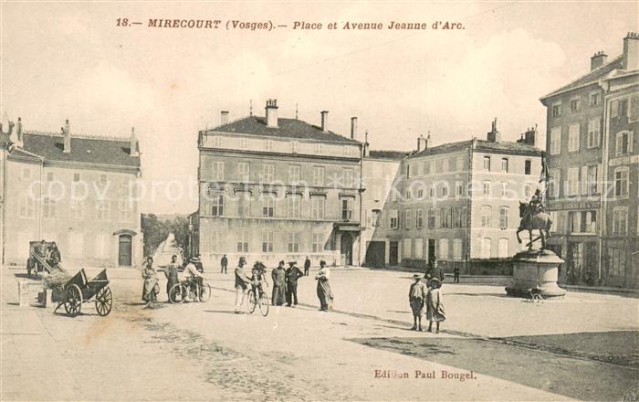 Mirecourt 88 Place et Avenue Jeanne d Arc