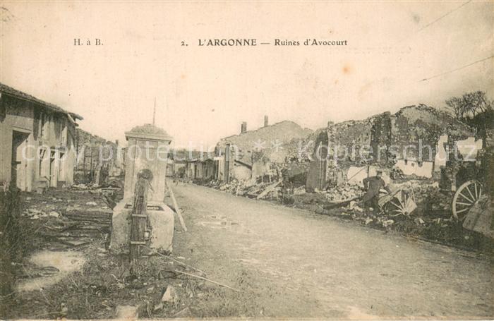 Argonne-Clermont Ruines d Avocourt