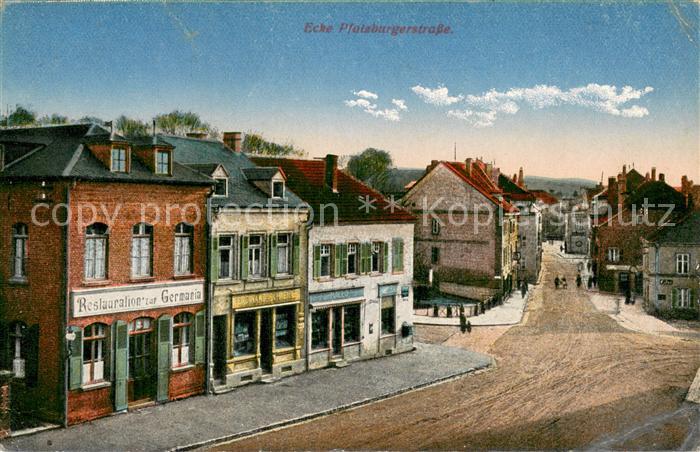 Sarrebourg Saarburg Lothringen Ecke Pfalzburgerstrasse