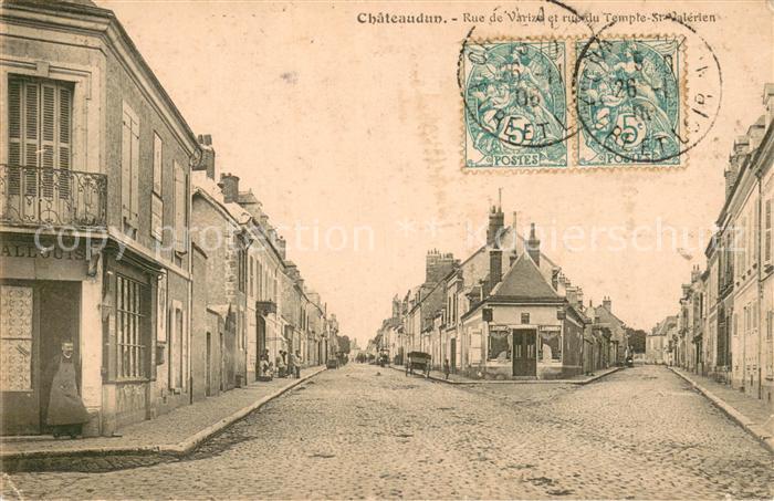Chateaudun Ruede Varize et rue du Temple St Valerien
