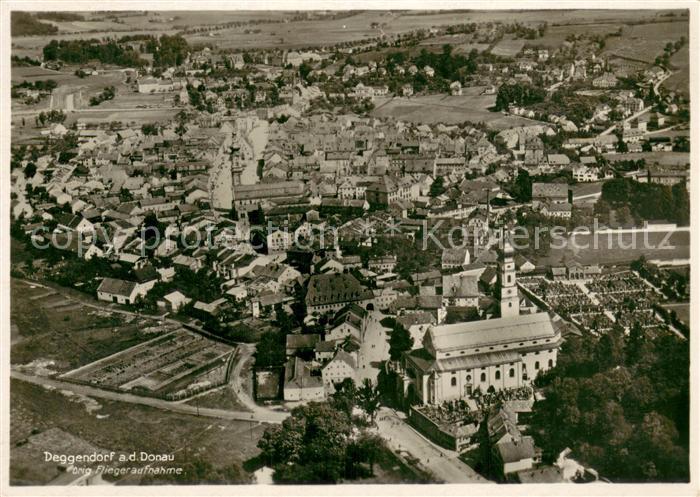 Deggendorf Donau Fliegeraufnahme