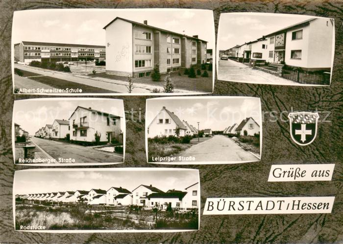 Buerstadt Albert Schweitzer Schule Reichenberger Strasse Leipziger Strasse Rodst