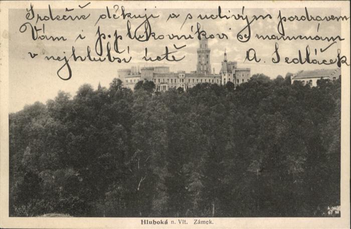 Hluboka Vltavou Hluboka Zamek