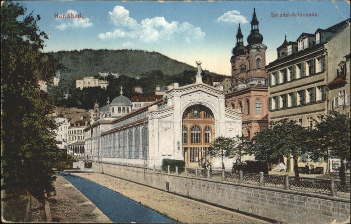Karlsbad Eger Karlsbad Sprudel Kolonnade