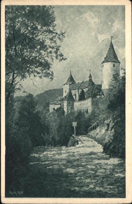 Krivoklat Hrad Cechach Künstler H Kotta