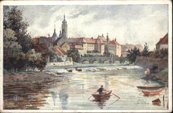 Pisek CZ Pisek Künstler Stetka Boot