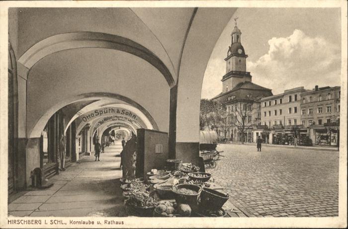Hirschberg Jelenia Gora Kornlaube Rathaus