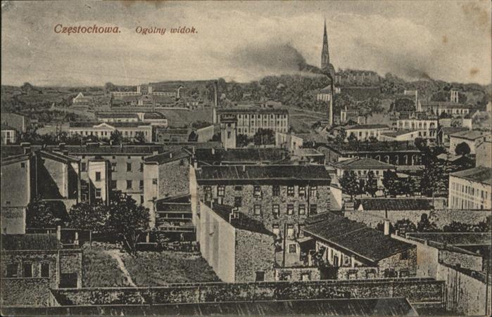 Czestochowa Schlesien Ogolny widok