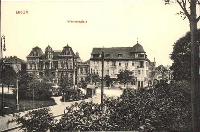 Bruex Most Sudetengau Bruex Wenzelsplatz